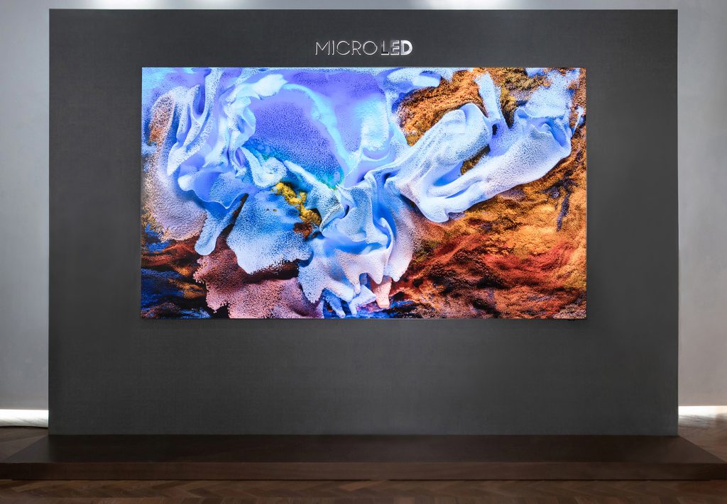 Samsung unveils new 110-inch Micro LED TV