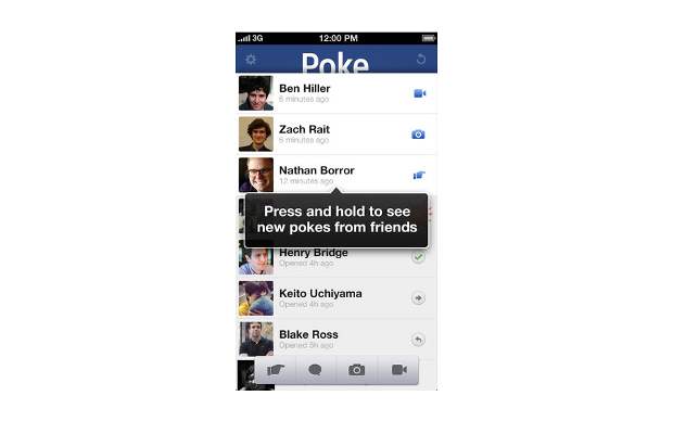 Facebook launches Poke app