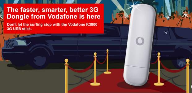 Vodafone K3800 <a href='https://www.themobileindian.com/glossary#3g' rel='tag'>3G</a> dongle