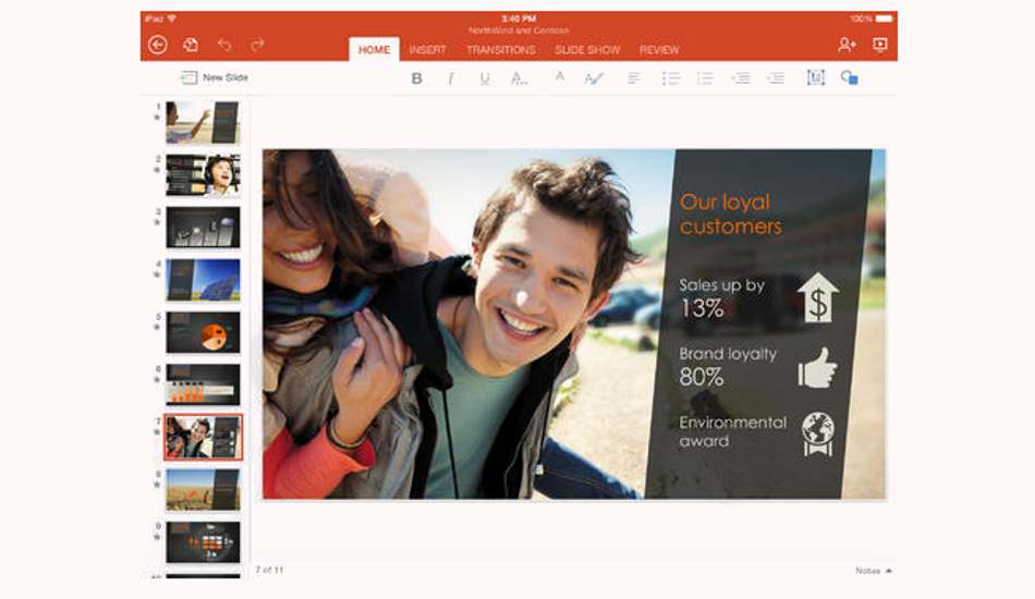 Microsoft Office for iPad launched