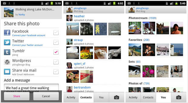 Login to Flickr with your Facebook Account!