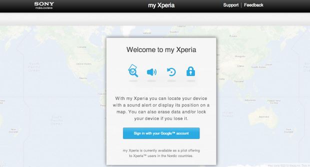 Sony quietly debuts My Xperia service