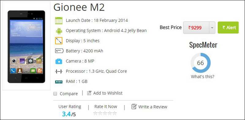 Gionee M2