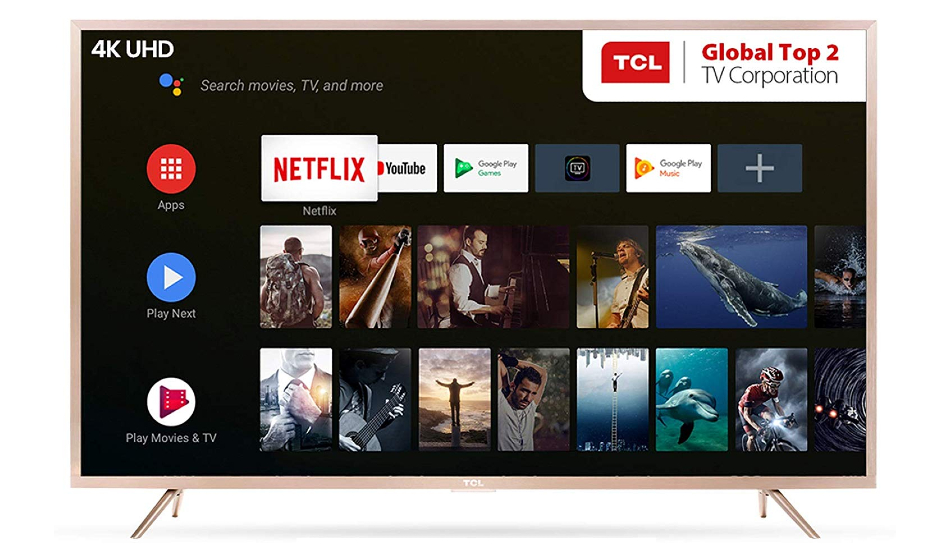 TCL 55-inch L55P2MUS 4K UHD LED Android TV