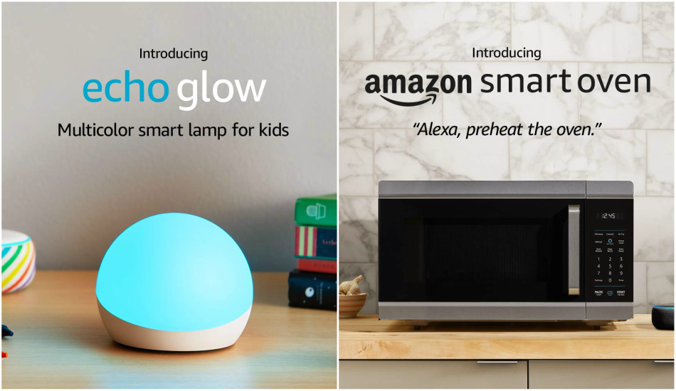 Amazon Echo Glow and Smart Oven