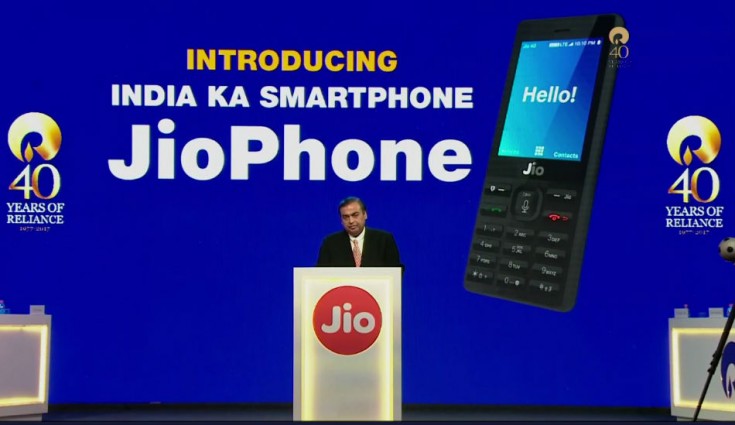 Reliance JioPhone in Pictures