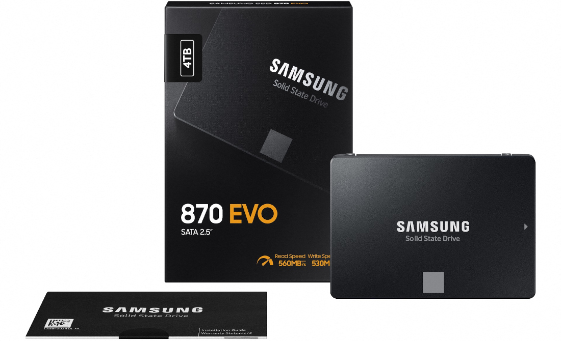 Samsung 870 Evo SATA SSD with up to 560MBps read speeds announced