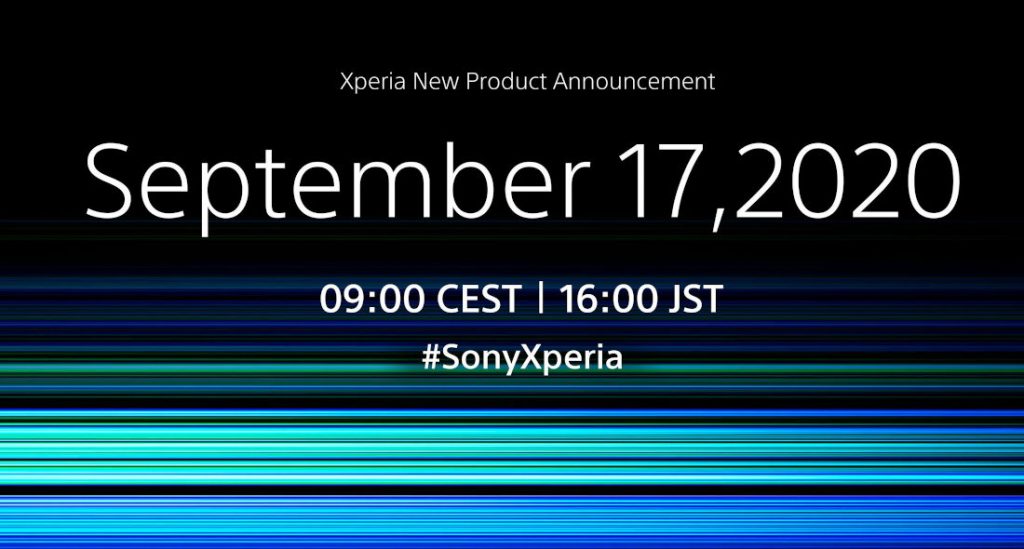 Sony Xperia 5 II will be announced on September 17