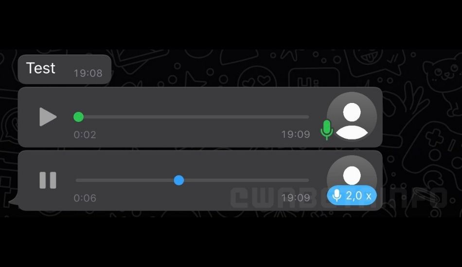 WhatsApp working on a voice messages playback speed feature