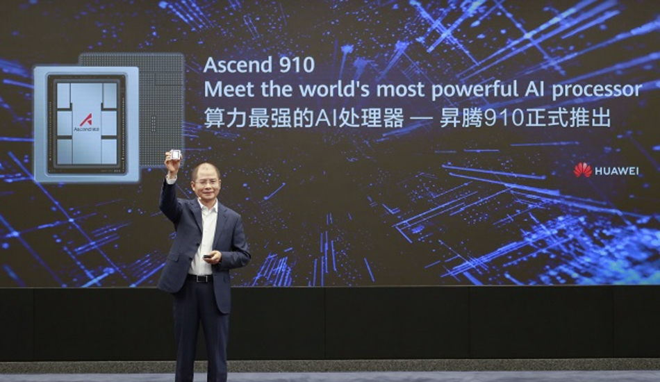 Huawei launches Ascend 910, claims to be world's most powerful AI processor