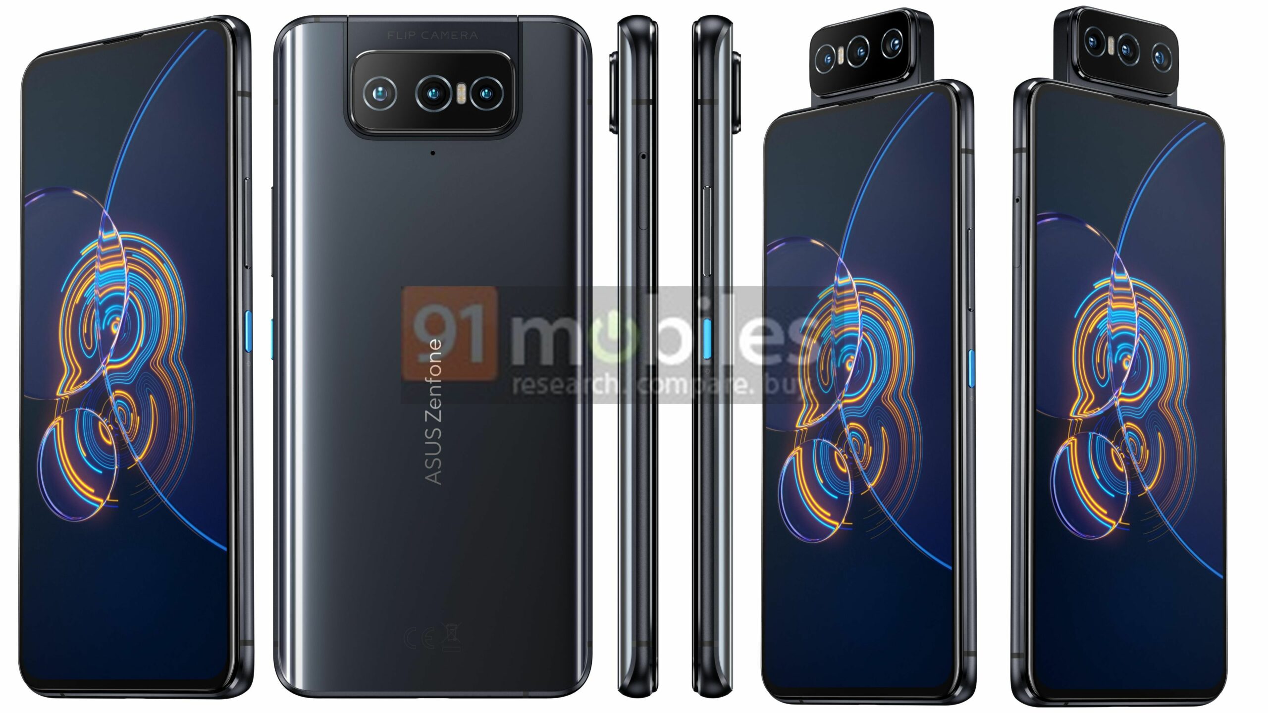 Asus ZenFone 8 Flip, ZenFone 8 renders and specifications leaked, to retain the flip camera module