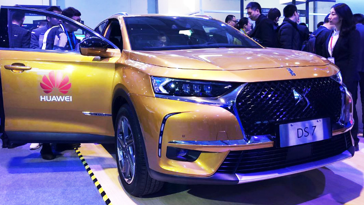 DS 7 is the first car to feature Huawei Connected Car Solution