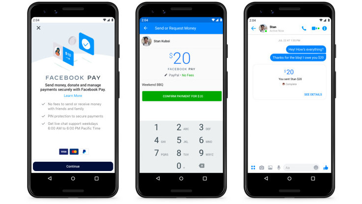 Facebook Pay announced, now send money on Instagram, WhatsApp and Messenger