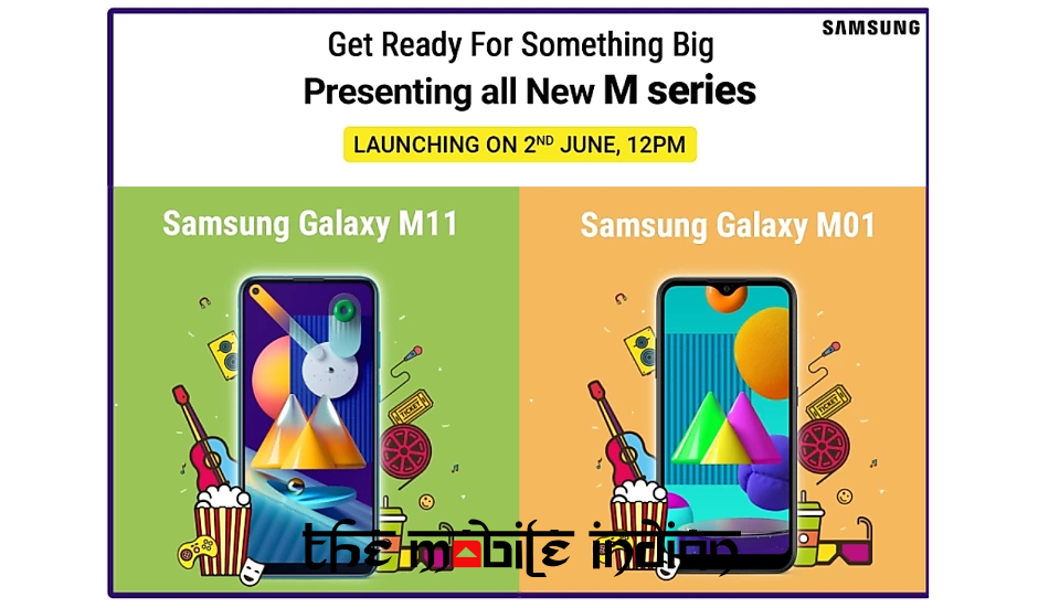 Samsung Galaxy M11 and Galaxy M01 launching in India on June 2