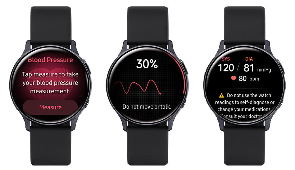 Samsung Galaxy Watch Active 2 gets blood pressure monitoring support