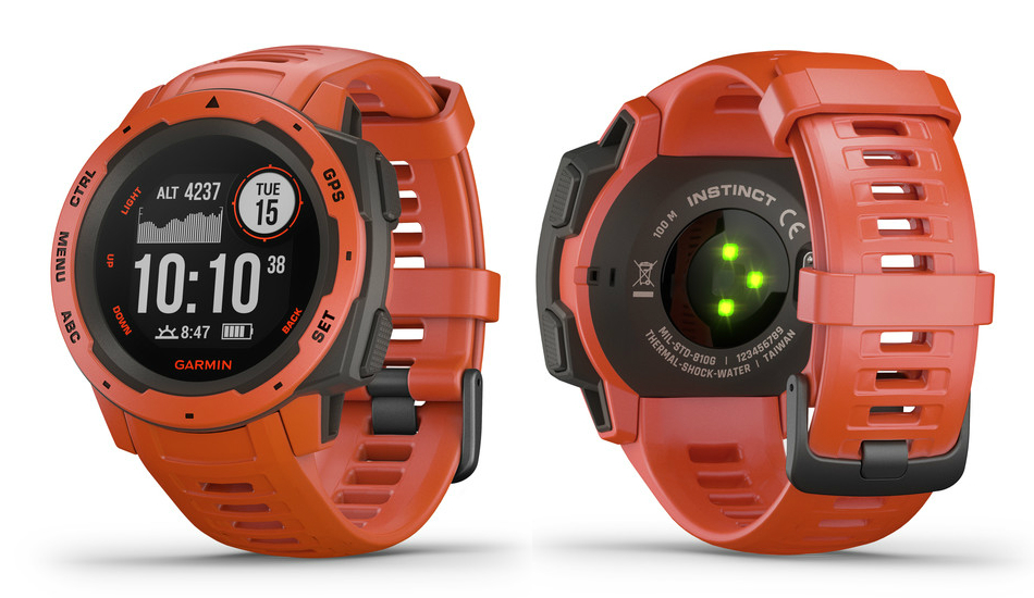 Garmin Instinct rugged 810G standard smartwatch announced with 14-day battery