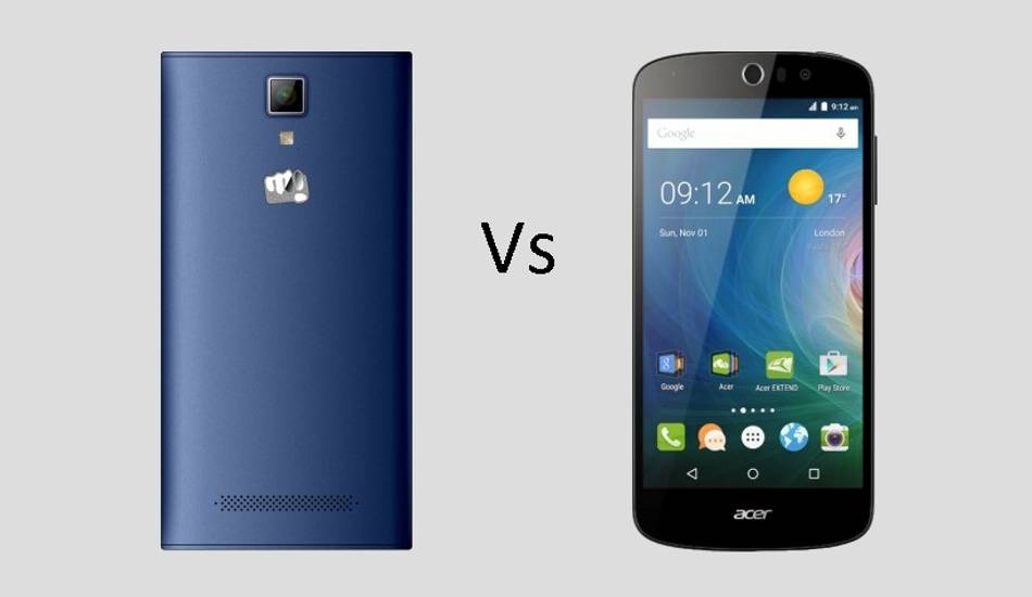 Micromax Canvas Xpress 4G vs Acer Liquid Z530