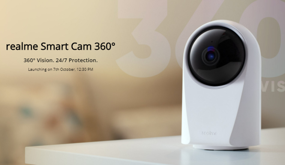 Realme Smart Cam 360° confirmed to launch in India on October 7