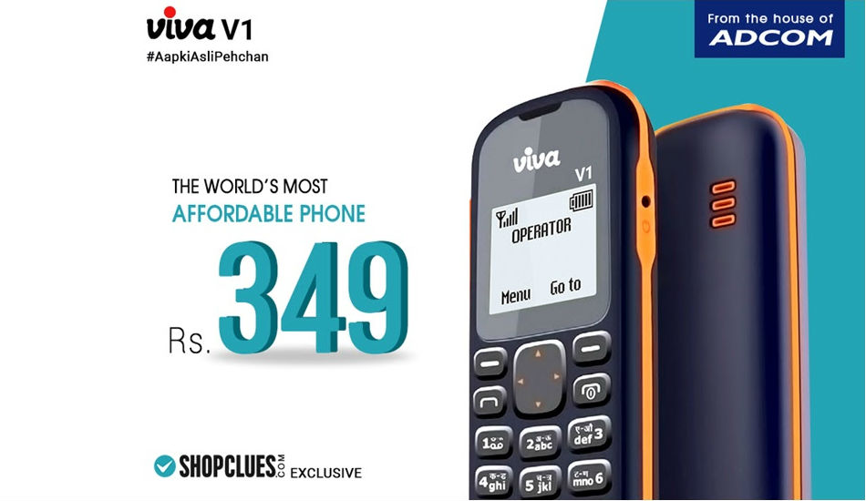 Viva V1 feature phone with 1.44-inch display launched in India at just Rs 349