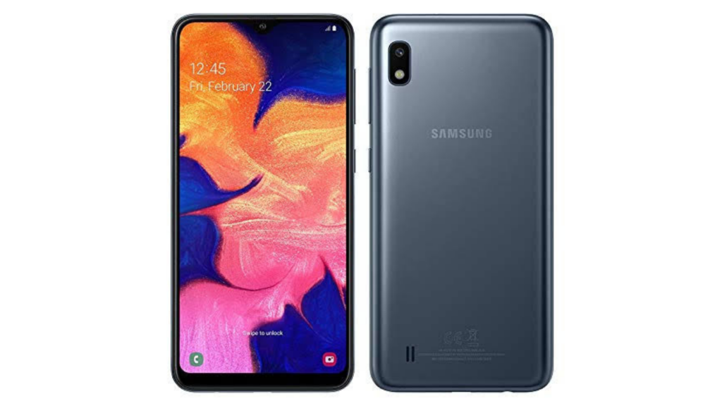 galaxy a10 android version