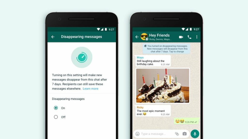 WhatsApp testing 90 days option for disappearing messages feature