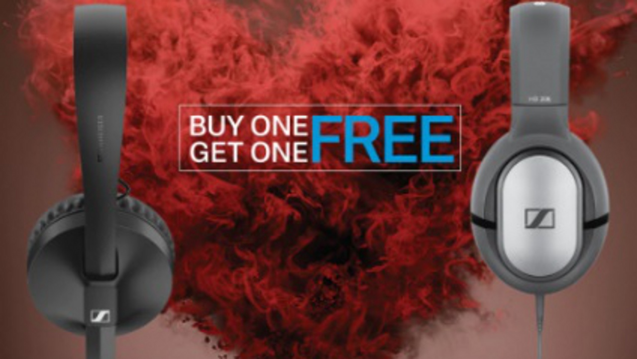 Buy 1 Get 1 Free Offer on select Sennheiser products