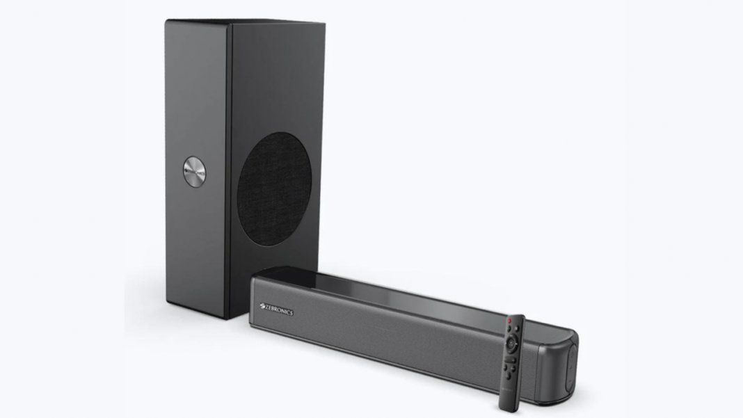 Zebronics ZEBJuke Bar 4050 75W Soundbar launched in India