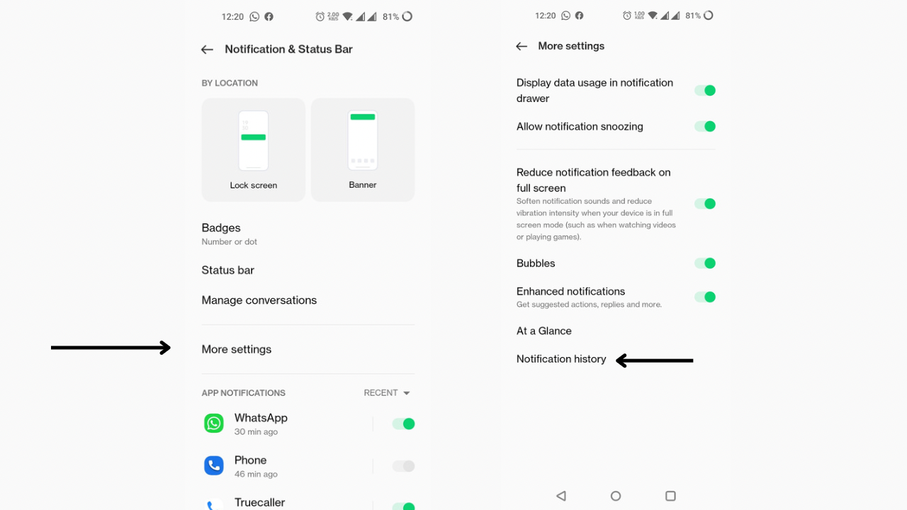 How To Check Your Phone's Notification History On Android?