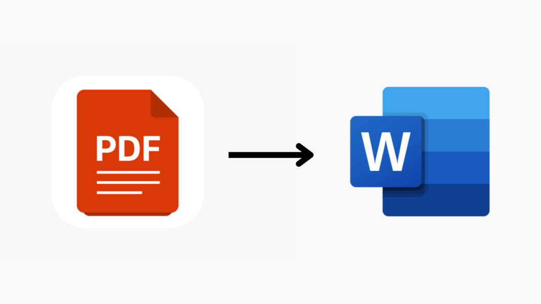 how to change pdf to word doc on mac