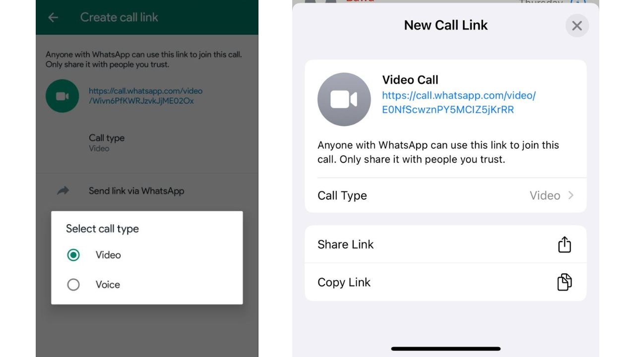 How To Create WhatsApp Video & Audio Call Links?