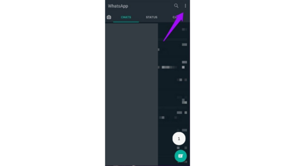 open WhatsApp setting