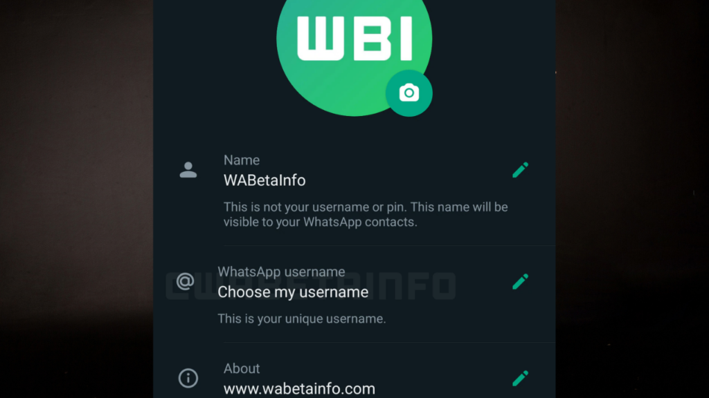 Whatsapp to add user name