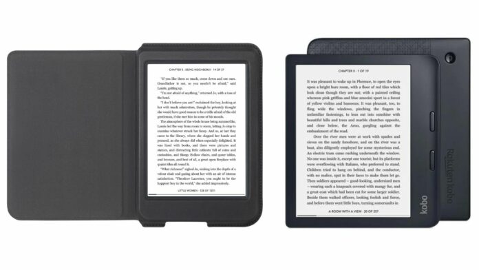Kobo Libra 2, eReader, 7 Glare Free Touchscreen, Waterproof, Adjustable  Brightness and Color Temperature, Blue Light Reduction, eBooks, WiFi, 32GB  of Storage, Carta E Ink Technology, White 