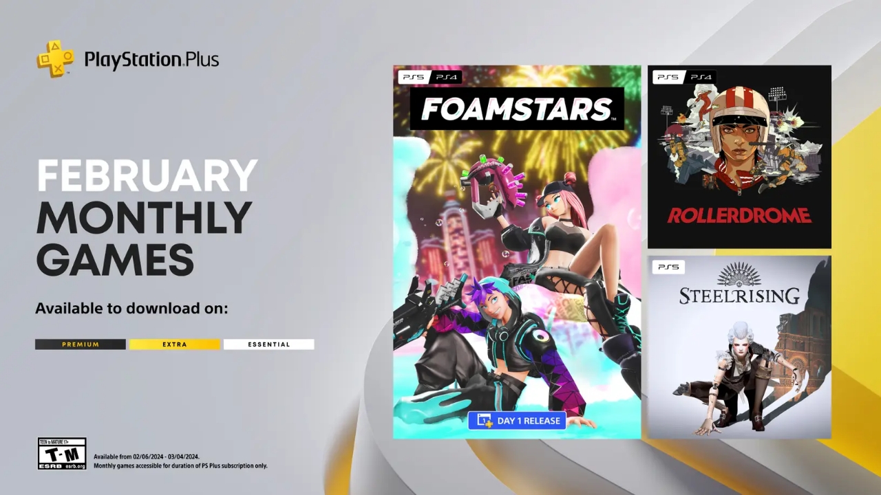 PS Plus Monthly Games for February 2024 Announced Foamstars