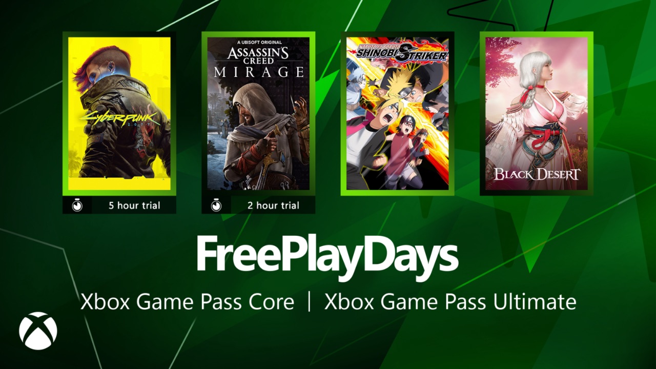 Play Cyberpunk 2077 and More Free Games During Xbox Free Play Days