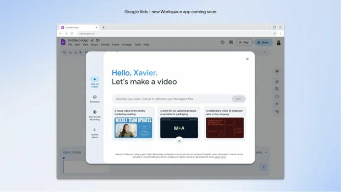 Google vids is rolling out