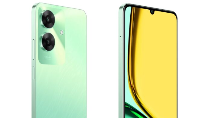 Realme c61 safari green