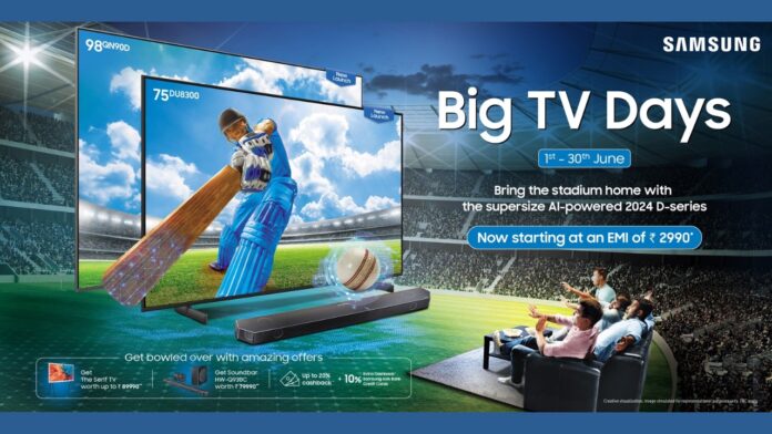 Samsung big TV days sale