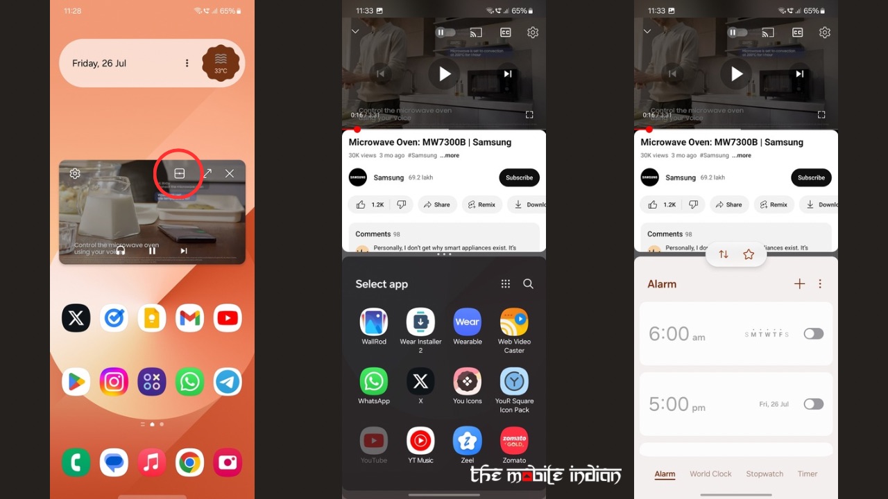 Split screen one ui 6.1.1