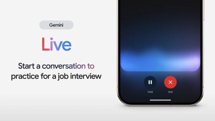 Gemini Live announced