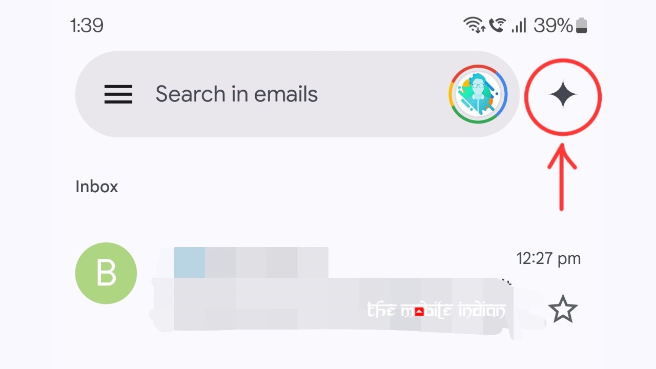 Free gemini access in Gmail android app