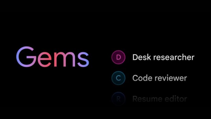Gems in Google Gemini