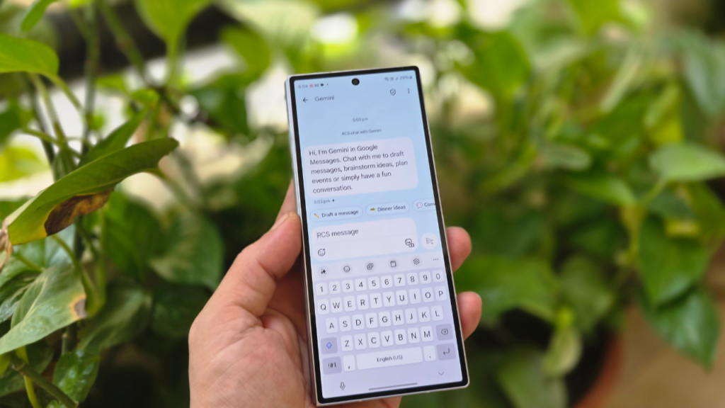 Samsung Galaxy Z Fold 6 Review - keypad