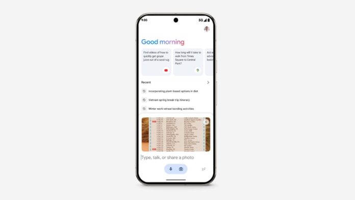 Google calendar extension in Gemini