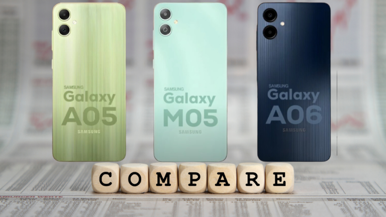 Samsung Galaxy M05 vs Galaxy A05 vs Galaxy A06