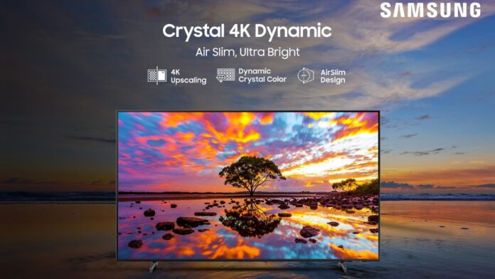 Samsung crystal 4K dynamic TV