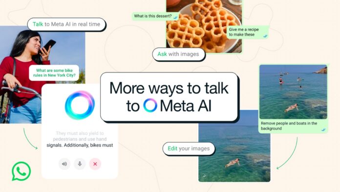 Voice input for Meta AI in WhatsApp