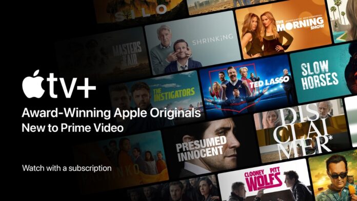 Apple tv+ on android Via Prime Video in the US