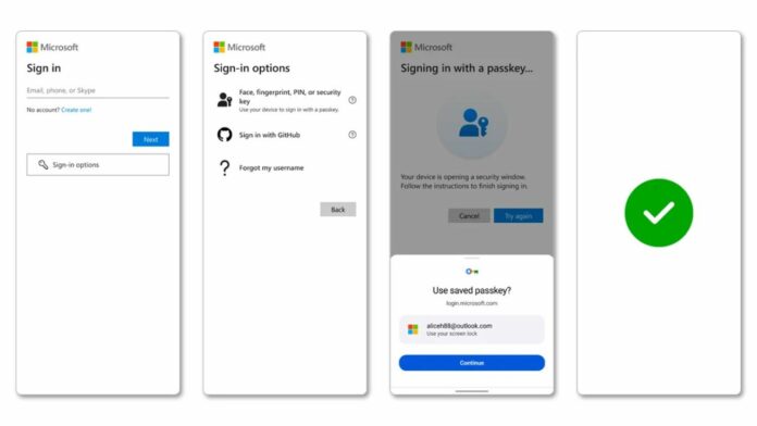 Microsoft is pushing for passkeys