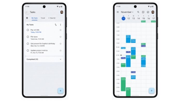 Google Tasks integration in Google Calendar